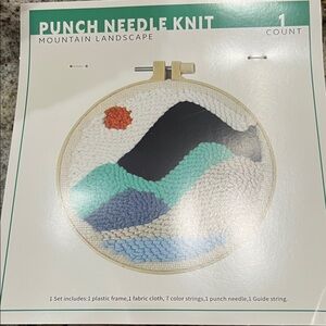 Mountain Landscape Punch Needle Kit